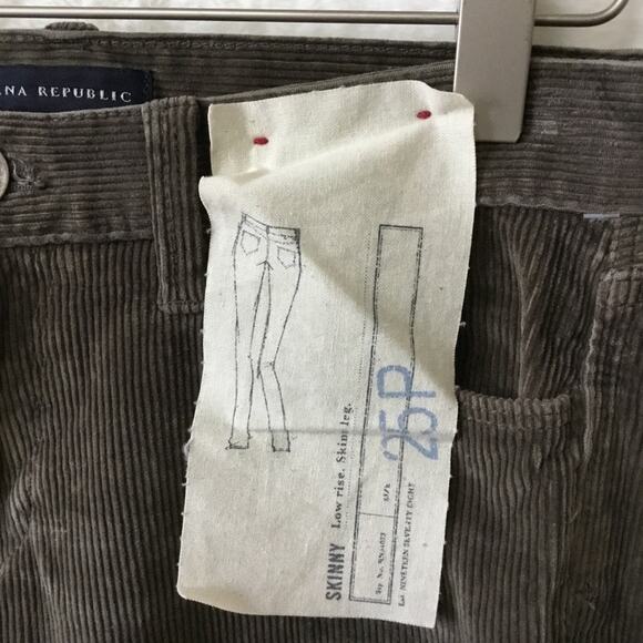 Banana Republic Brown Suede Skinny Jeans - Picture 2 of 13